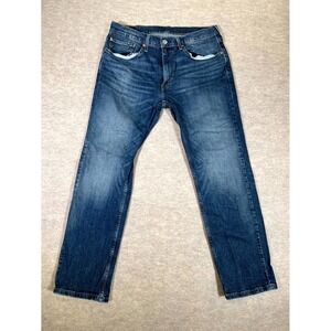 Levi's 559 Jeans Mens 34x32 Blue Denim Cotton Stretch 5-Pockets Straight Leg